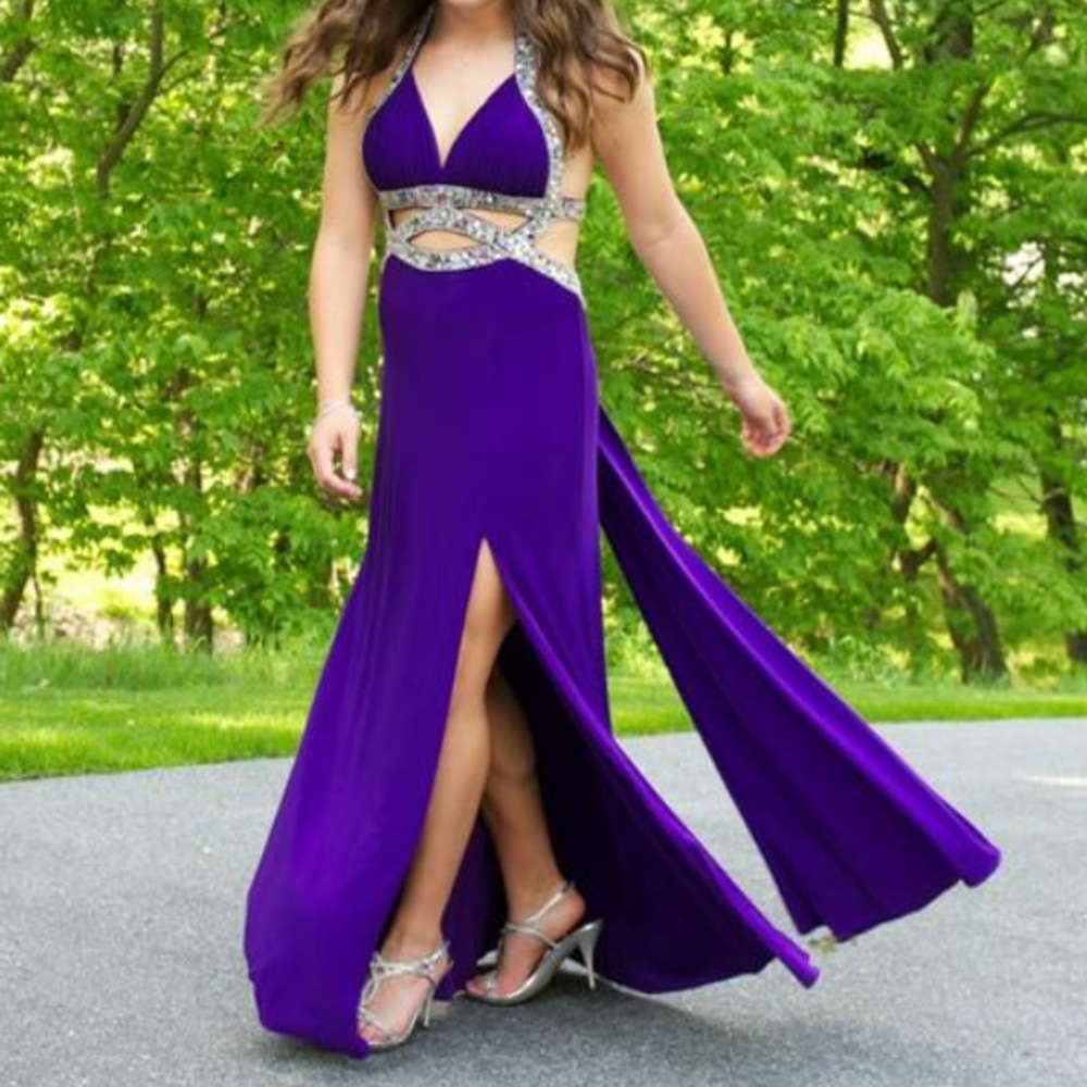 Purple Jooz Couture Gown Size 6